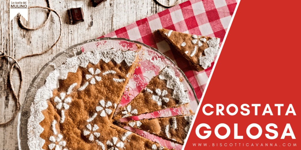 crostata con ricotta e cioccolato