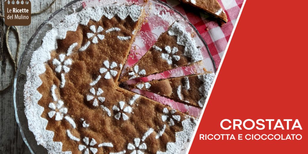 Crostata golosa con ricotta e cioccolato