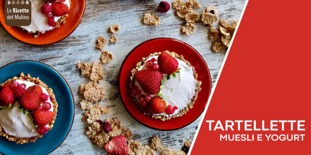 Tartellette muesli e yogurt