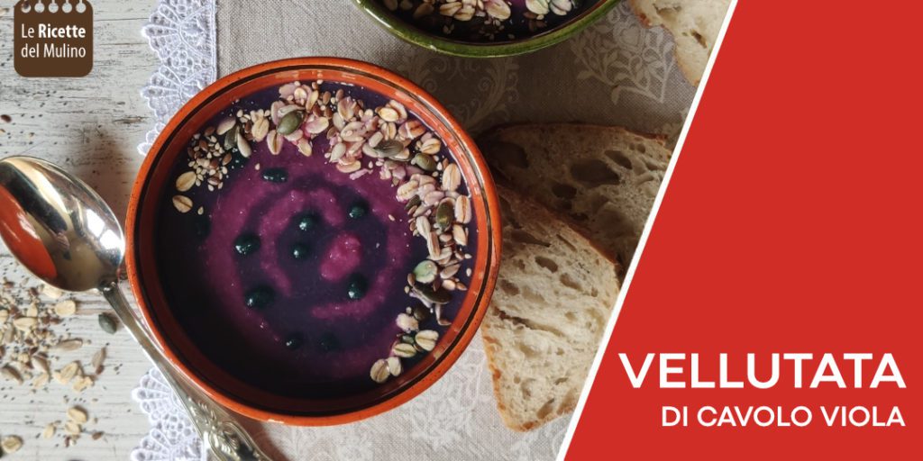 Vellutata di cavolo viola