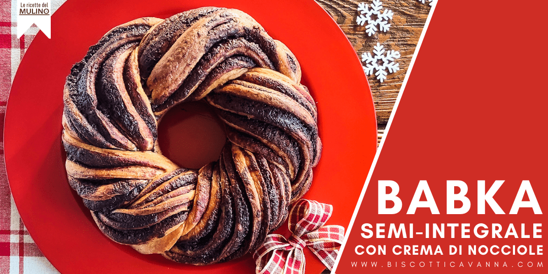 ricetta dolce babka con crema di nocciole e cacao