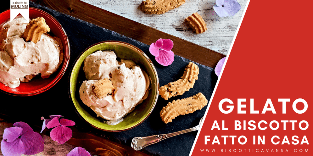 gelato al biscotto fatto in casa