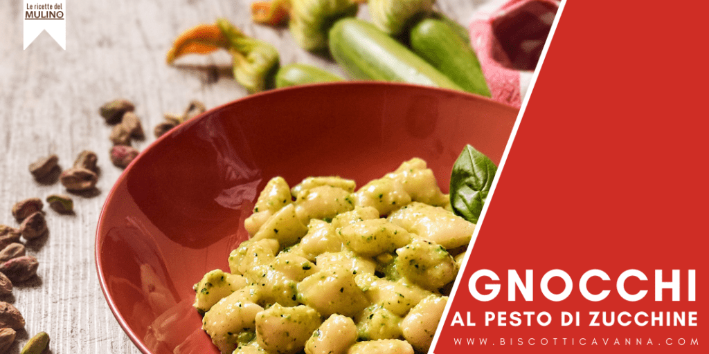 gnocchi con pesto di zucchine