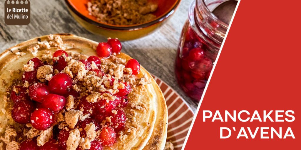 Pancakes d'avena fatti in casa