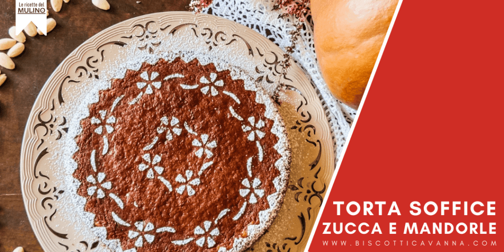 torta soffice zucca e mandorle