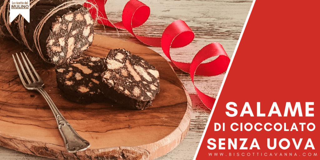 salame al cioccolato di biscotti senza uova