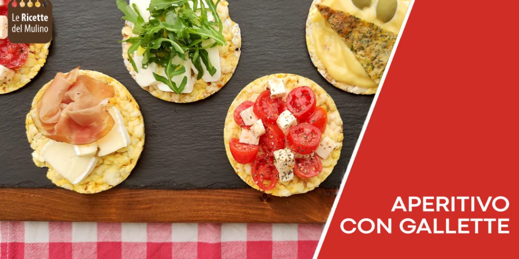 Aperitivo con gallette di mais