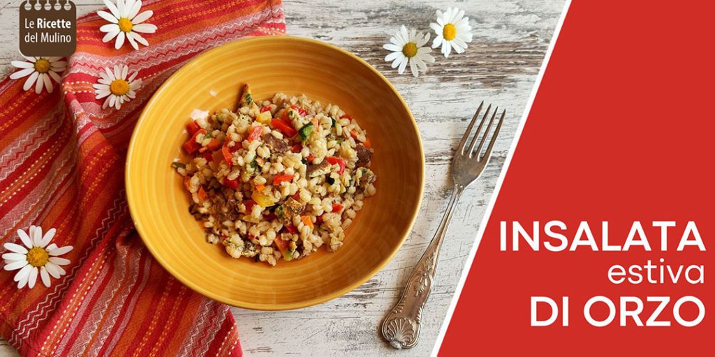 insalata estiva orzo e verdure