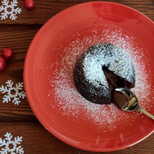 tortino al cioccolato cuore morbido