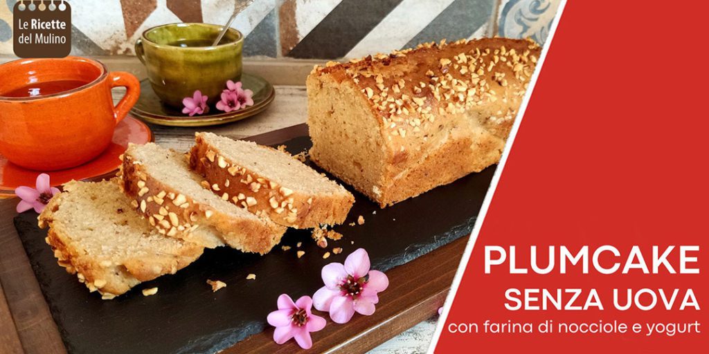 plumcake con farina di nocciole e yogurt