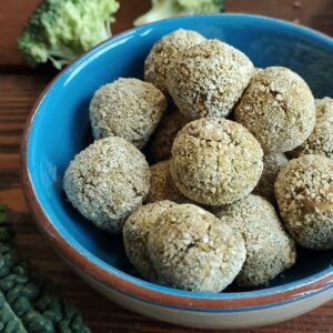 polpette di verdure e farina di ceci